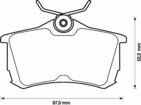 Stop 572478S - Brake Pad Set, disc brake autospares.lv