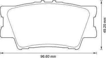 Stop 572595S - Brake Pad Set, disc brake autospares.lv