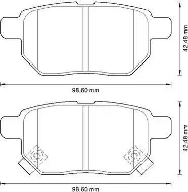 Stop 572591S - Brake Pad Set, disc brake autospares.lv