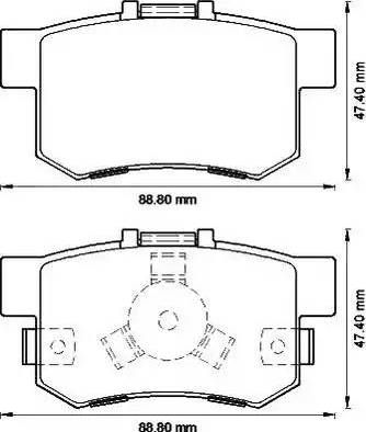 Stop 572544S - Brake Pad Set, disc brake autospares.lv