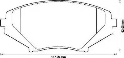 Stop 572555S - Brake Pad Set, disc brake autospares.lv