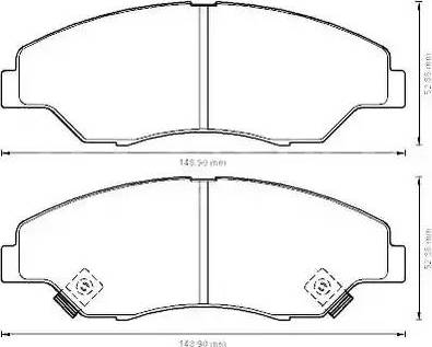 Stop 572536S - Brake Pad Set, disc brake autospares.lv