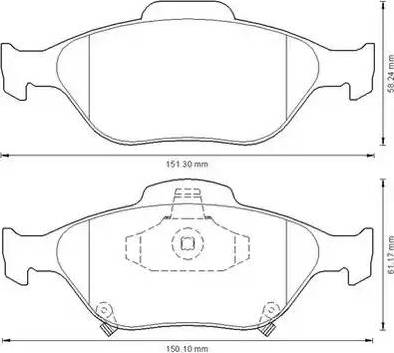 Stop 572576S - Brake Pad Set, disc brake autospares.lv