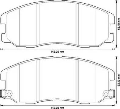 Stop 572570S - Brake Pad Set, disc brake autospares.lv