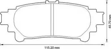 Stop 572656S - Brake Pad Set, disc brake autospares.lv