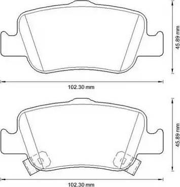 Stop 572601S - Brake Pad Set, disc brake autospares.lv