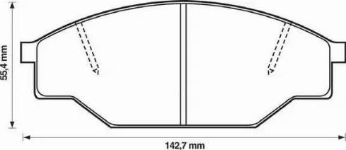 Stop 572363S - Brake Pad Set, disc brake autospares.lv