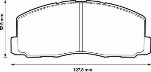 Stop 572295S - Brake Pad Set, disc brake autospares.lv