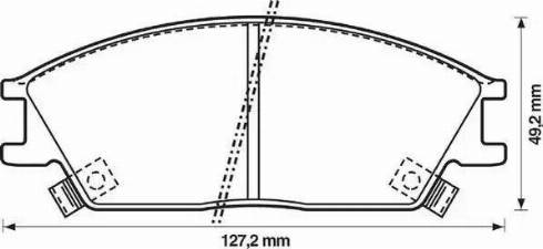 Stop 572269S - Brake Pad Set, disc brake autospares.lv