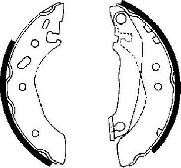 Stop 361555S - Brake Shoe Set autospares.lv