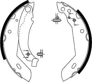 Stop 361313S - Brake Shoe Set autospares.lv