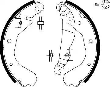 Stop 361371S - Brake Shoe Set autospares.lv