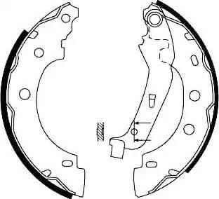 Stop 362363S - Brake Shoe Set autospares.lv