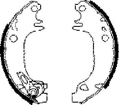 Stop 362249S - Brake Shoe Set autospares.lv