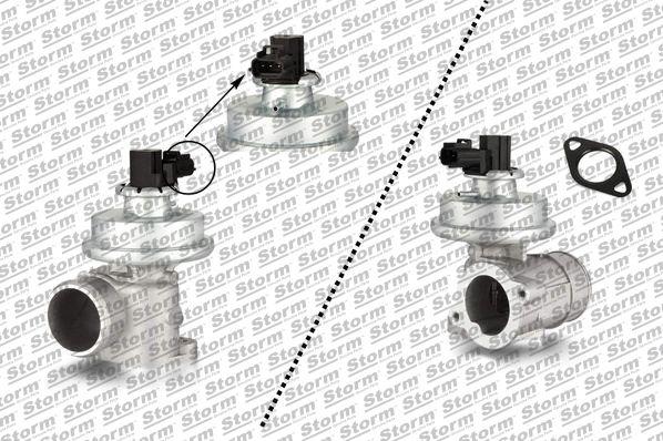 Storm 9006 - EGR Valve autospares.lv