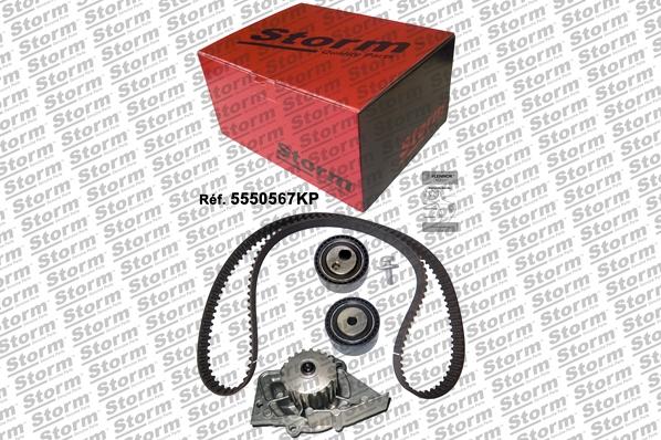 Storm 5550567KP - Water Pump & Timing Belt Set autospares.lv