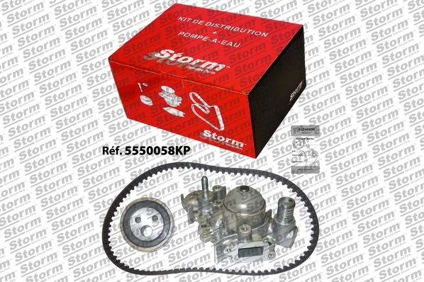 Storm 5550058KP - Water Pump & Timing Belt Set autospares.lv