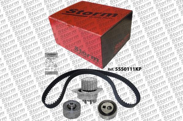 Storm 5550111KP - Water Pump & Timing Belt Set autospares.lv