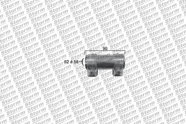 Storm 883265505 - Pipe Connector, exhaust system autospares.lv