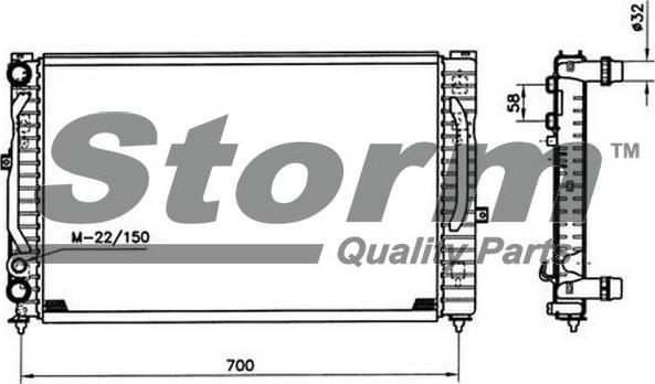 Storm 78091 - Belt Pulley, crankshaft autospares.lv