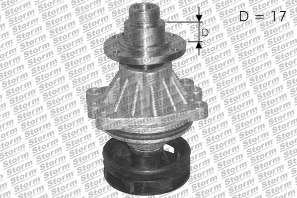 Storm PA10709 - Water Pump autospares.lv