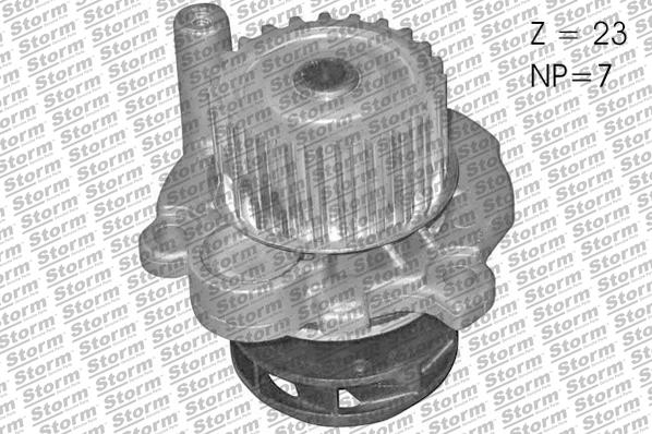 Storm PA11024 - Water Pump autospares.lv