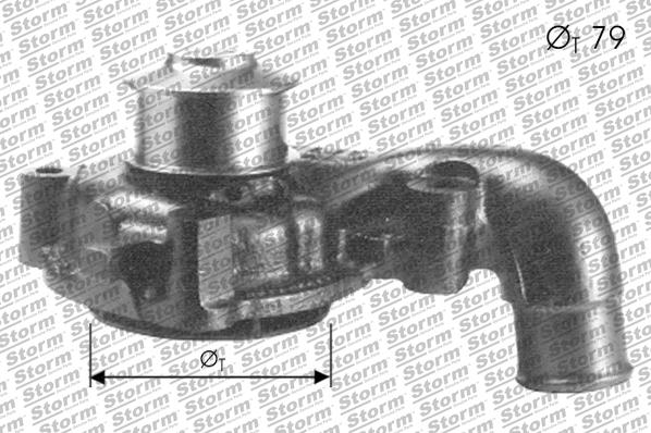 Storm PA12069 - Water Pump autospares.lv