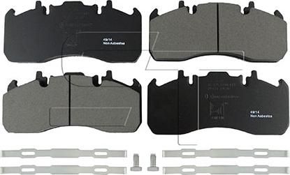 ST-Templin 03.120.8700.441 - Brake Pad Set, disc brake autospares.lv