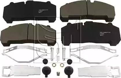 ST-Templin 03.120.8700.420 - Brake Pad Set, disc brake autospares.lv