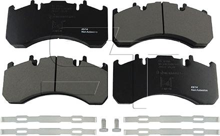 ST-Templin 03.120.8700.501 - Brake Pad Set, disc brake autospares.lv