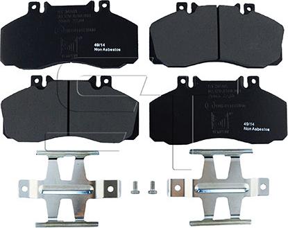 ST-Templin 03.120.8700.061 - Brake Pad Set, disc brake autospares.lv