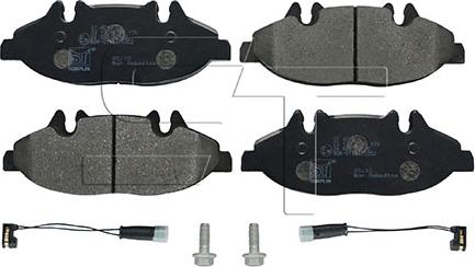 ST-Templin 03.120.8700.175 - Brake Pad Set, disc brake autospares.lv