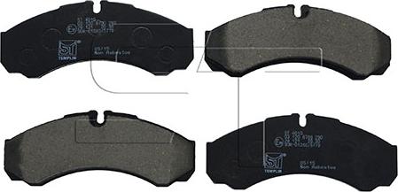 ST-Templin 03.120.8700.290 - Brake Pad Set, disc brake autospares.lv