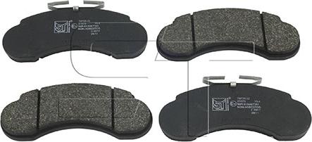 ST-Templin 03.120.8700.220 - Brake Pad Set, disc brake autospares.lv