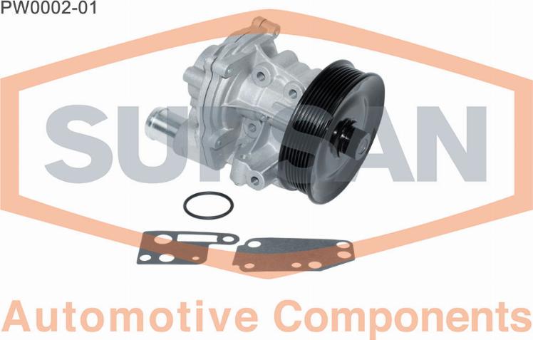 SUPSAN PW0002-01 - Water Pump autospares.lv