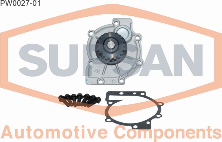 SUPSAN PW0027-01 - Water Pump autospares.lv