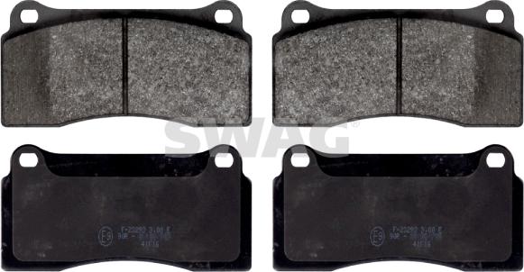 Swag 99 11 6094 - Brake Pad Set, disc brake autospares.lv