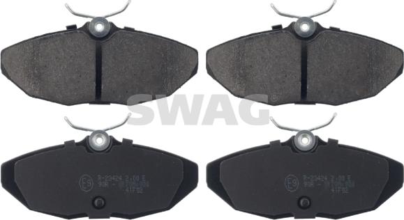 Swag 99 11 6090 - Brake Pad Set, disc brake autospares.lv