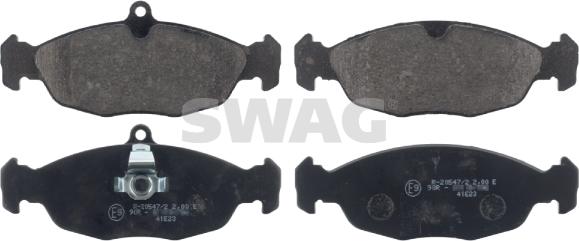 Swag 99 11 6082 - Brake Pad Set, disc brake autospares.lv