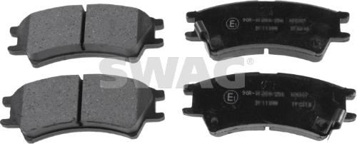 Swag 90 91 6541 - Brake Pad Set, disc brake autospares.lv