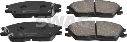 Swag 90 91 6683 - Brake Pad Set, disc brake autospares.lv