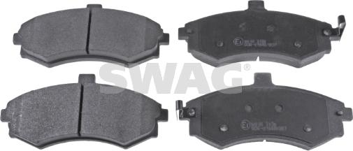 Swag 90 91 6679 - Brake Pad Set, disc brake autospares.lv