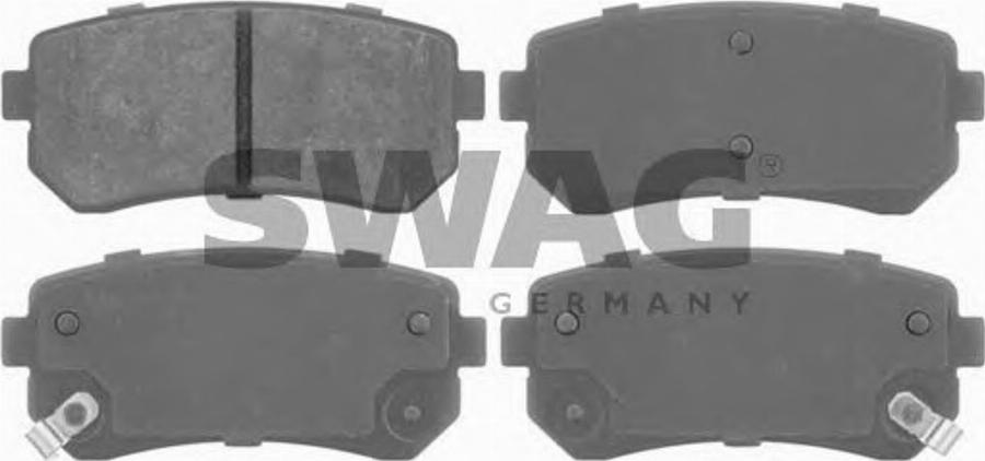 Swag 90916677 - Brake Pad Set, disc brake autospares.lv