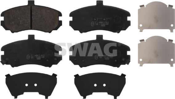 Swag 90 91 6700 - Brake Pad Set, disc brake autospares.lv