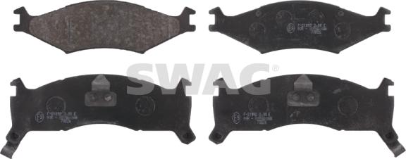 Swag 91 91 6558 - Brake Pad Set, disc brake autospares.lv