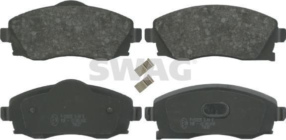 Swag 40 91 6423 - Brake Pad Set, disc brake autospares.lv