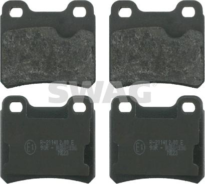 Swag 40 91 6135 - Brake Pad Set, disc brake autospares.lv