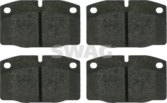 Swag 40 91 6203 - Brake Pad Set, disc brake autospares.lv
