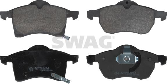 Swag 40 91 6232 - Brake Pad Set, disc brake autospares.lv