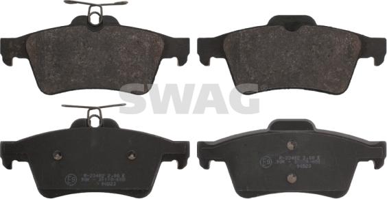 Swag 40 91 6744 - Brake Pad Set, disc brake autospares.lv